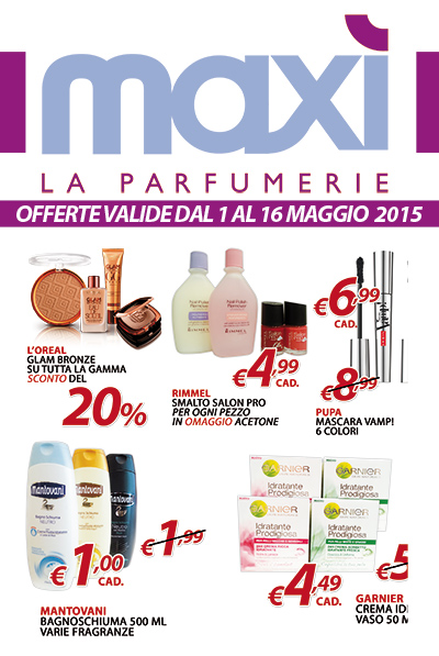 Offerte Maxì 1-16 maggio 2015